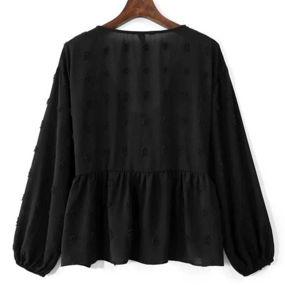 Tie front Blouse - Picture 2 of 4